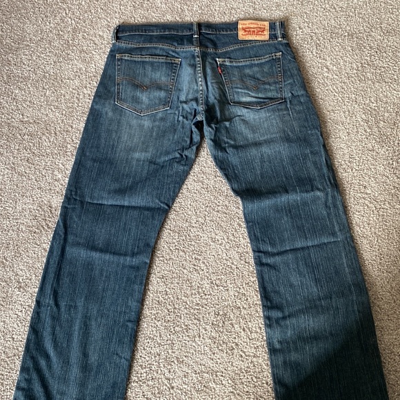 Men Straight leg jeans dark wash - Picture 4 of 4